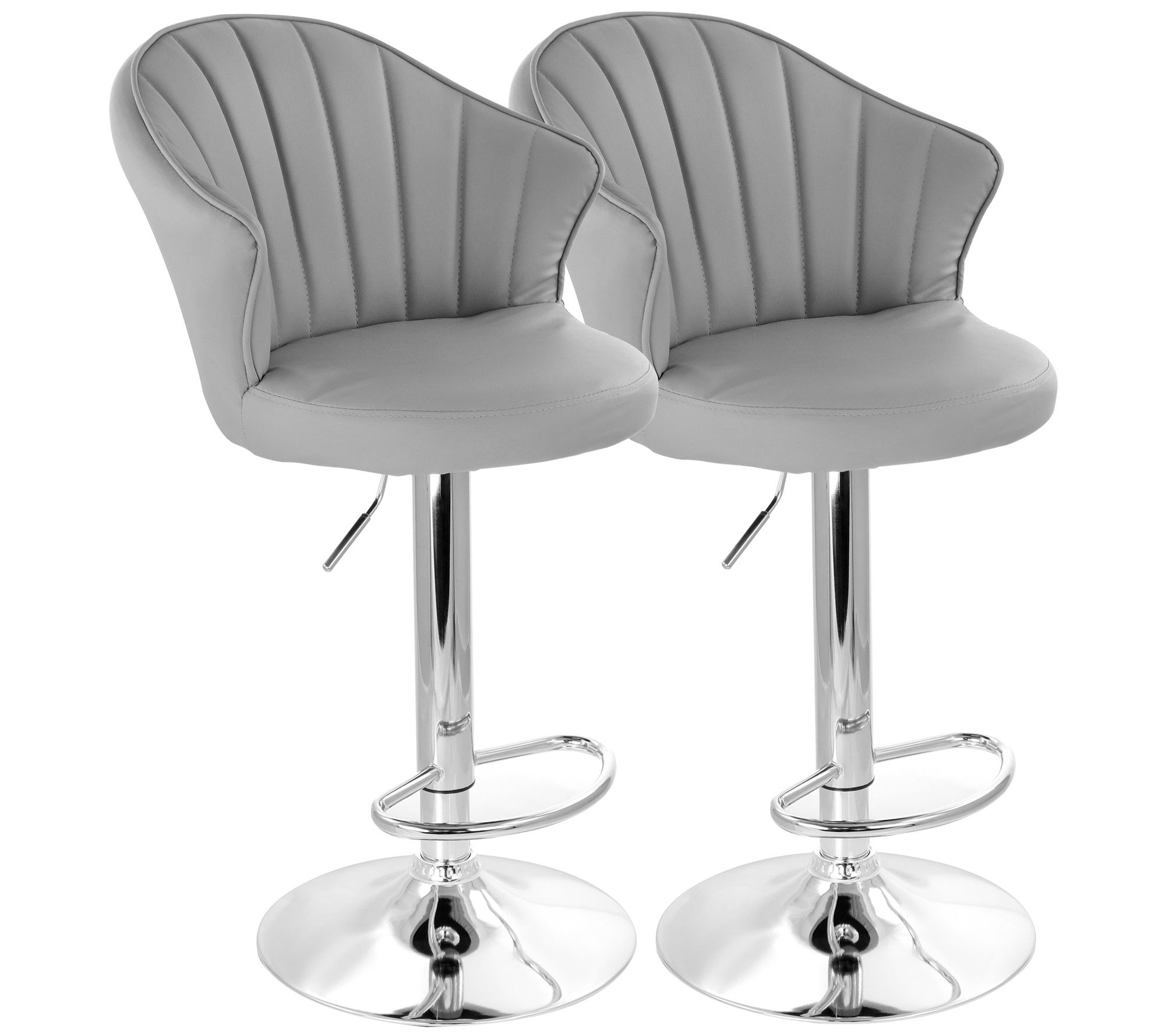 Elama Shell Bar Stool - Set of 2