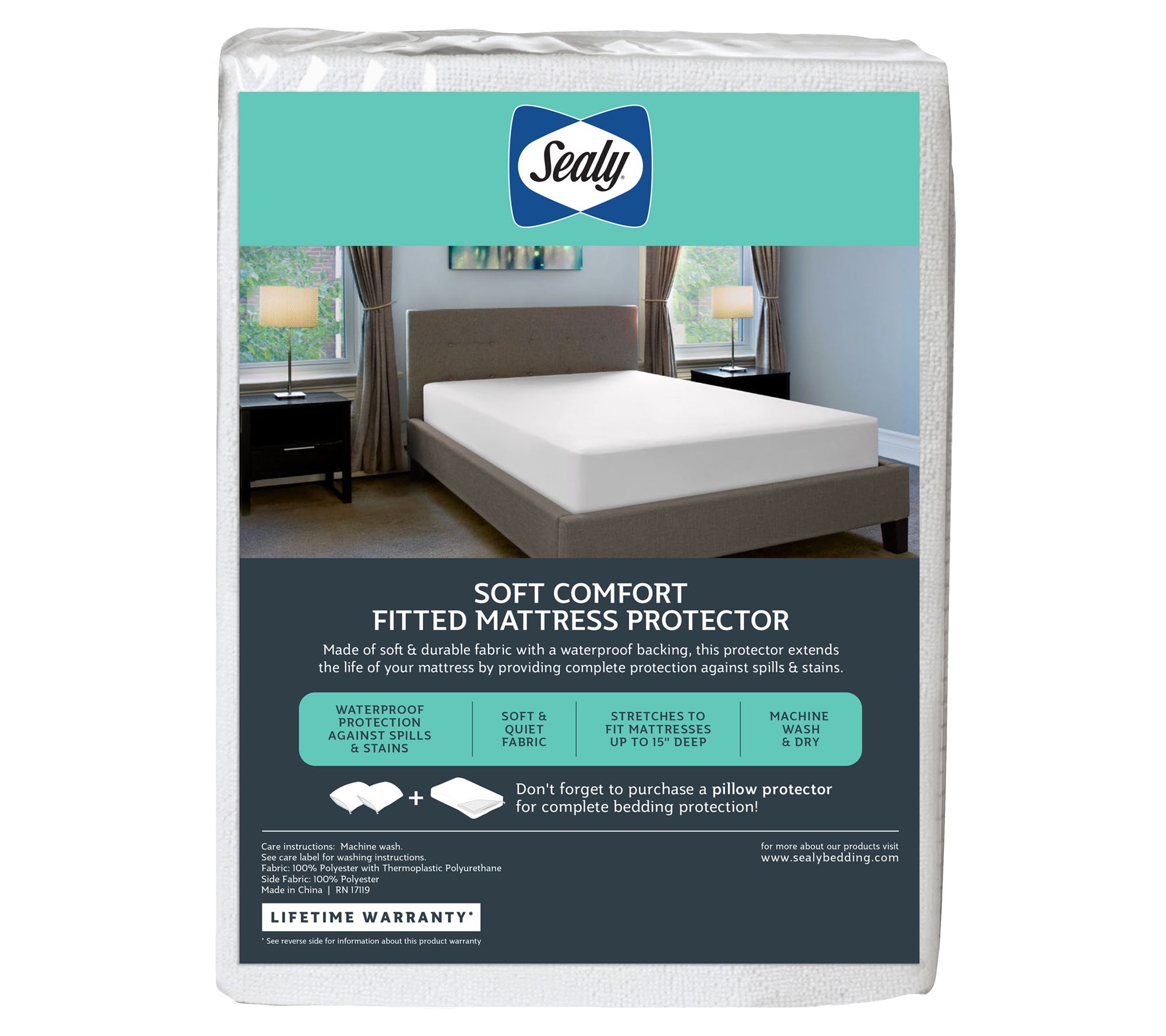 Sealy cooling comfort outlet textured mattress protector