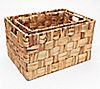 Pacific Thyme Set of 2 Nesting Woven Water Hyacinth Storage Baskets, 2 of 6