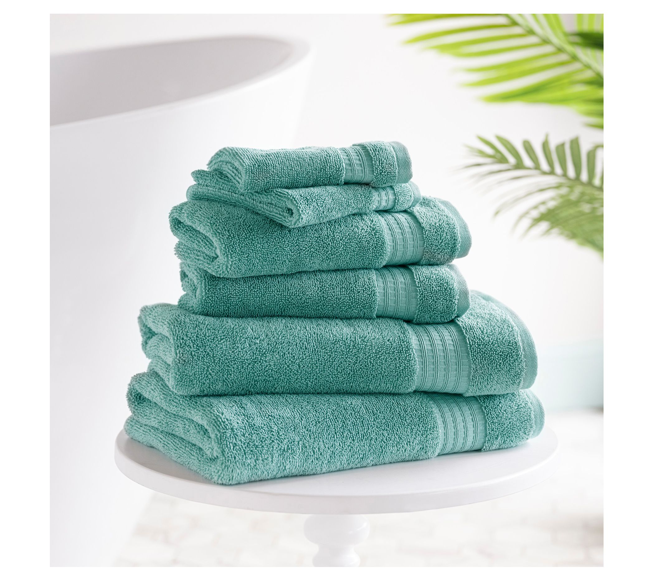 Martha Stewart 6-Piece Cotton Towel Set - QVC.com