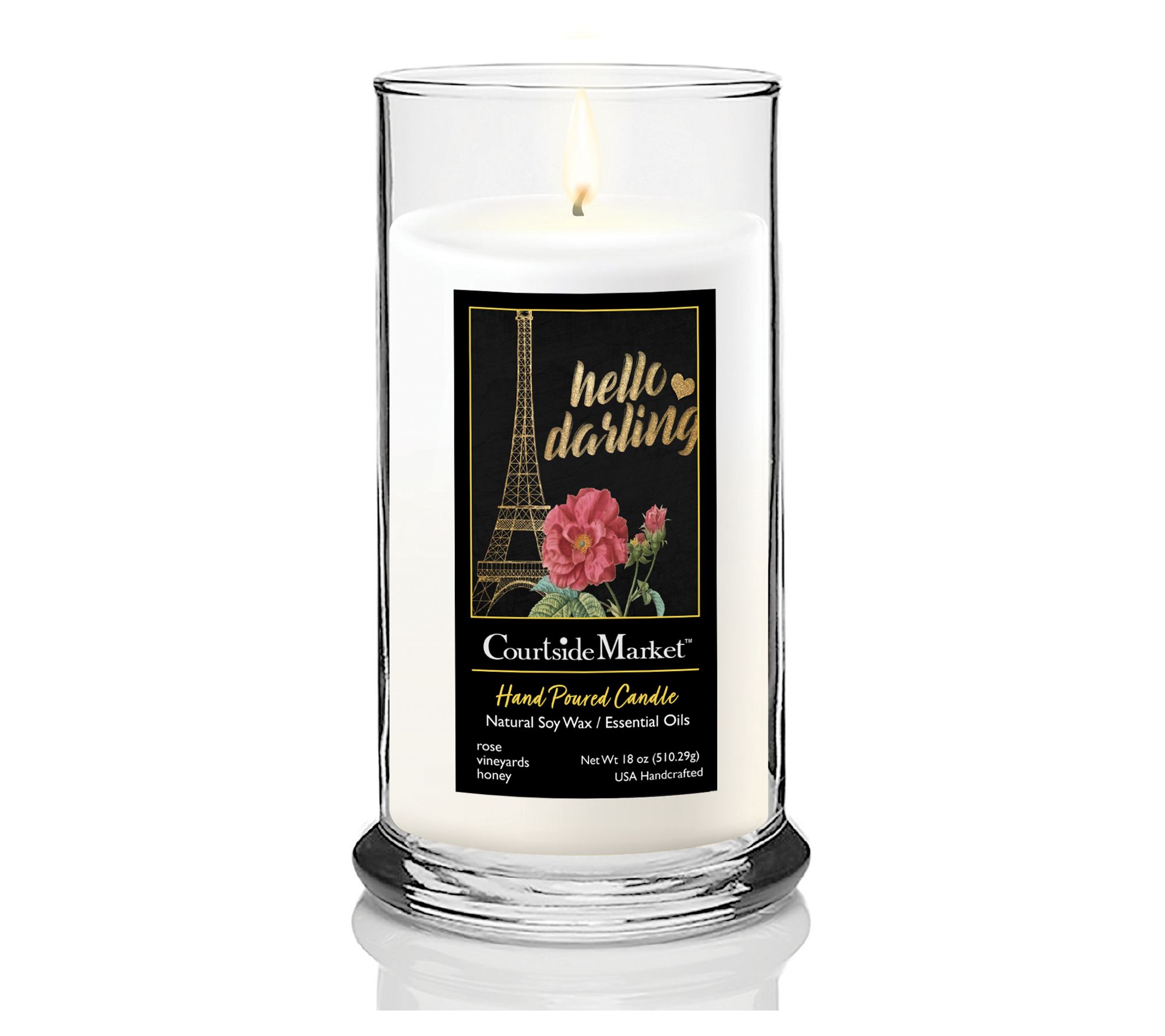 Courtside Market Darling III Status Candle Glas s 18 oz.