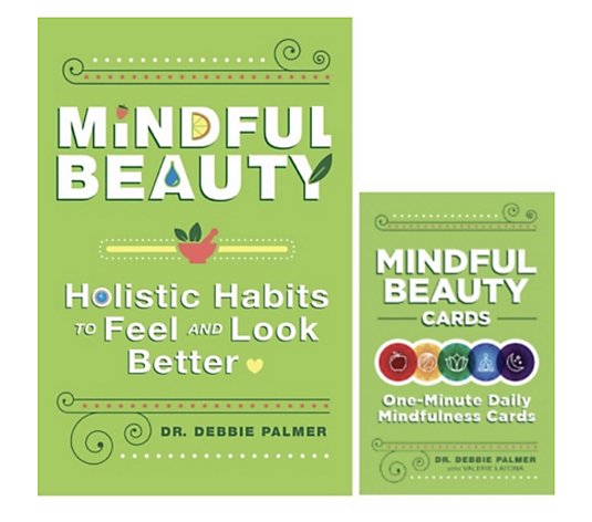 Mindful Beauty Book and Mindfulness Cards by Dr. Debbie Palmer