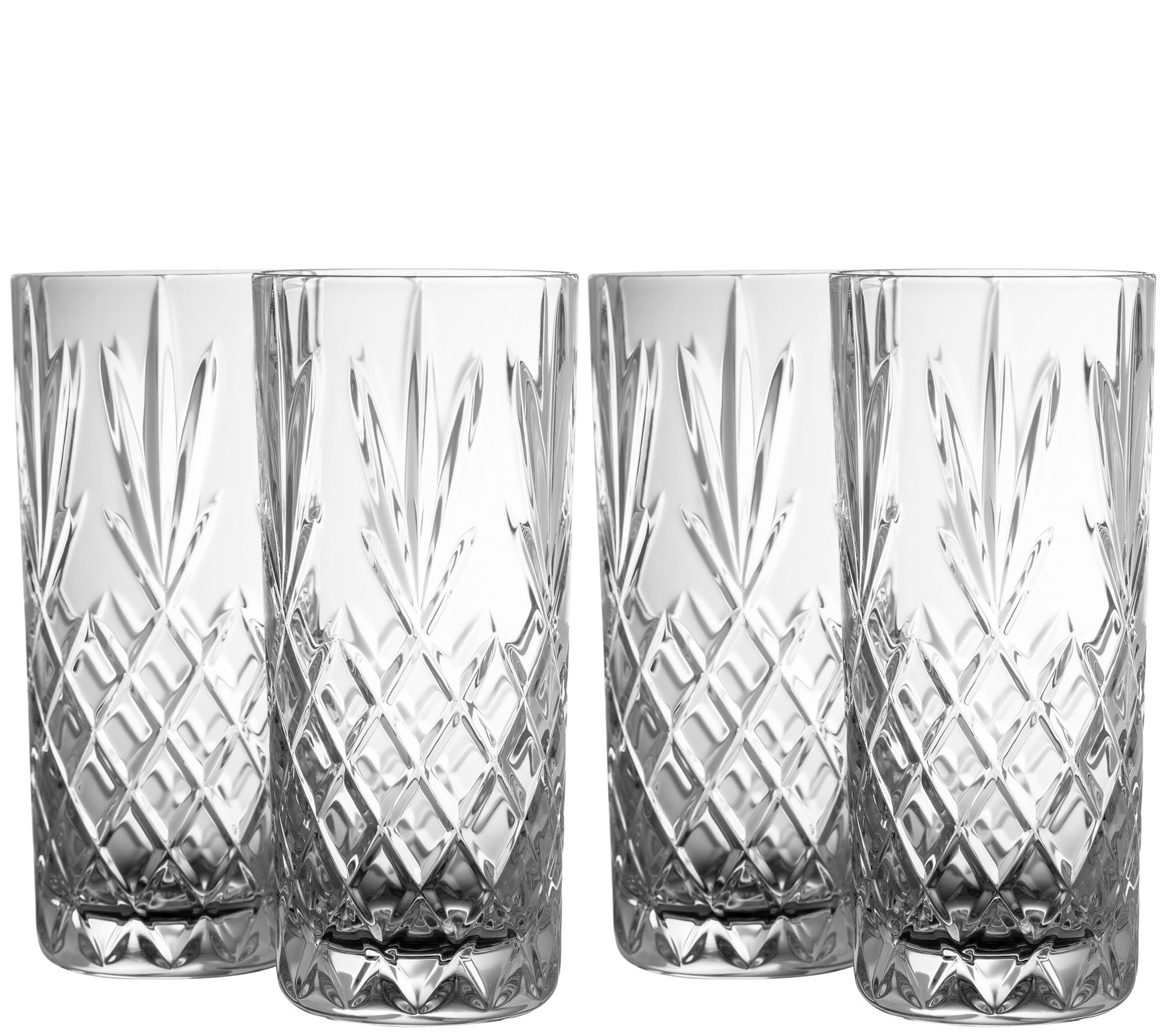 Galway Crystal Renmore Whiskey Glasses Set of 4