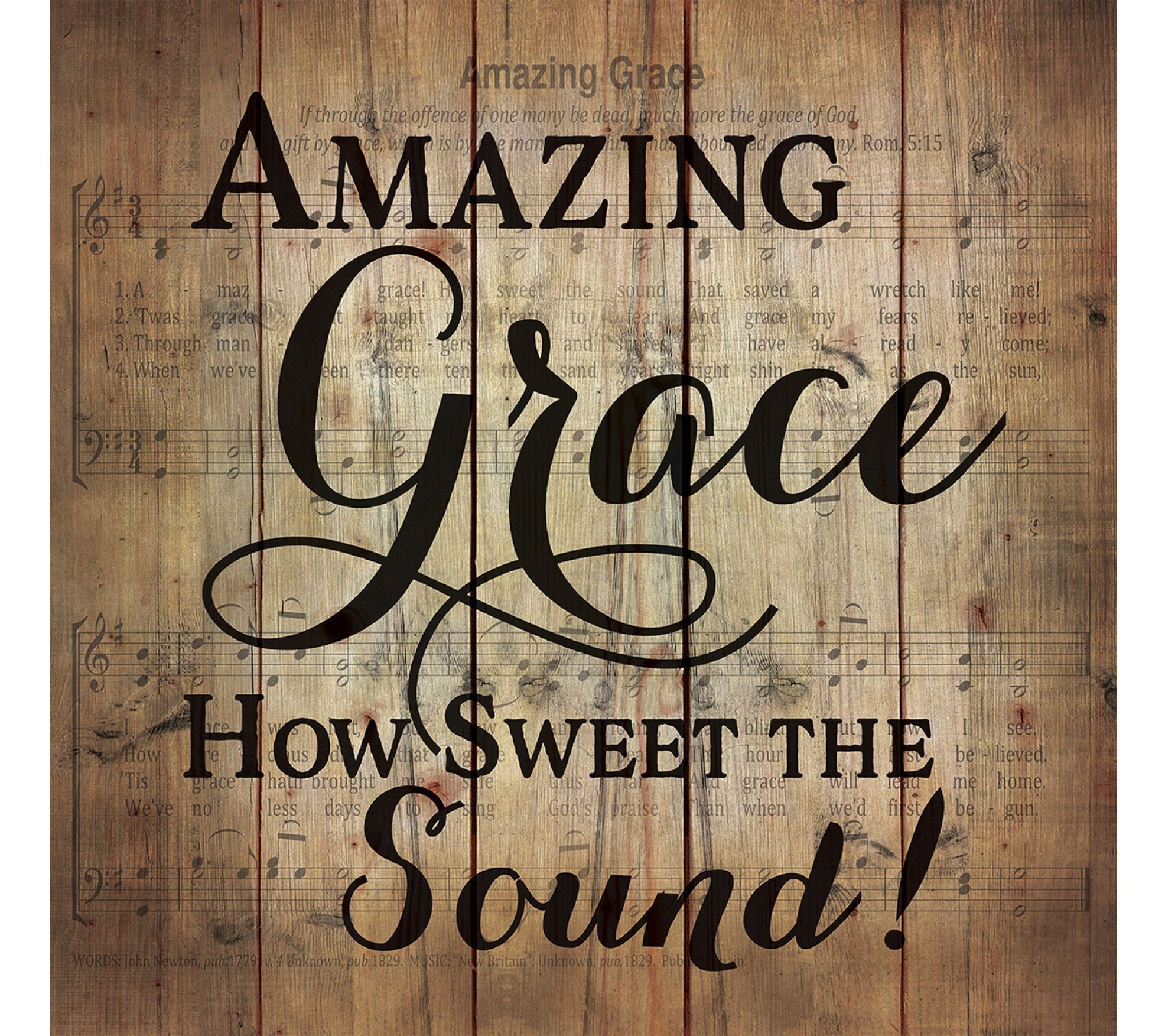 Amazing Grace Wall Art - QVC.com