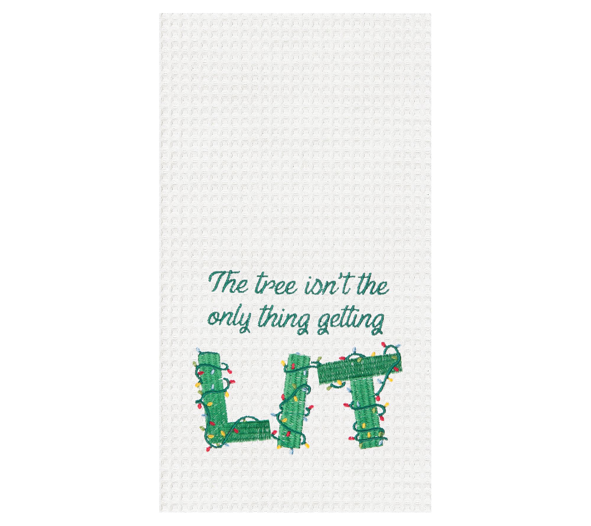 C&F Home Getting Lit Kitchen Towel Set of 2