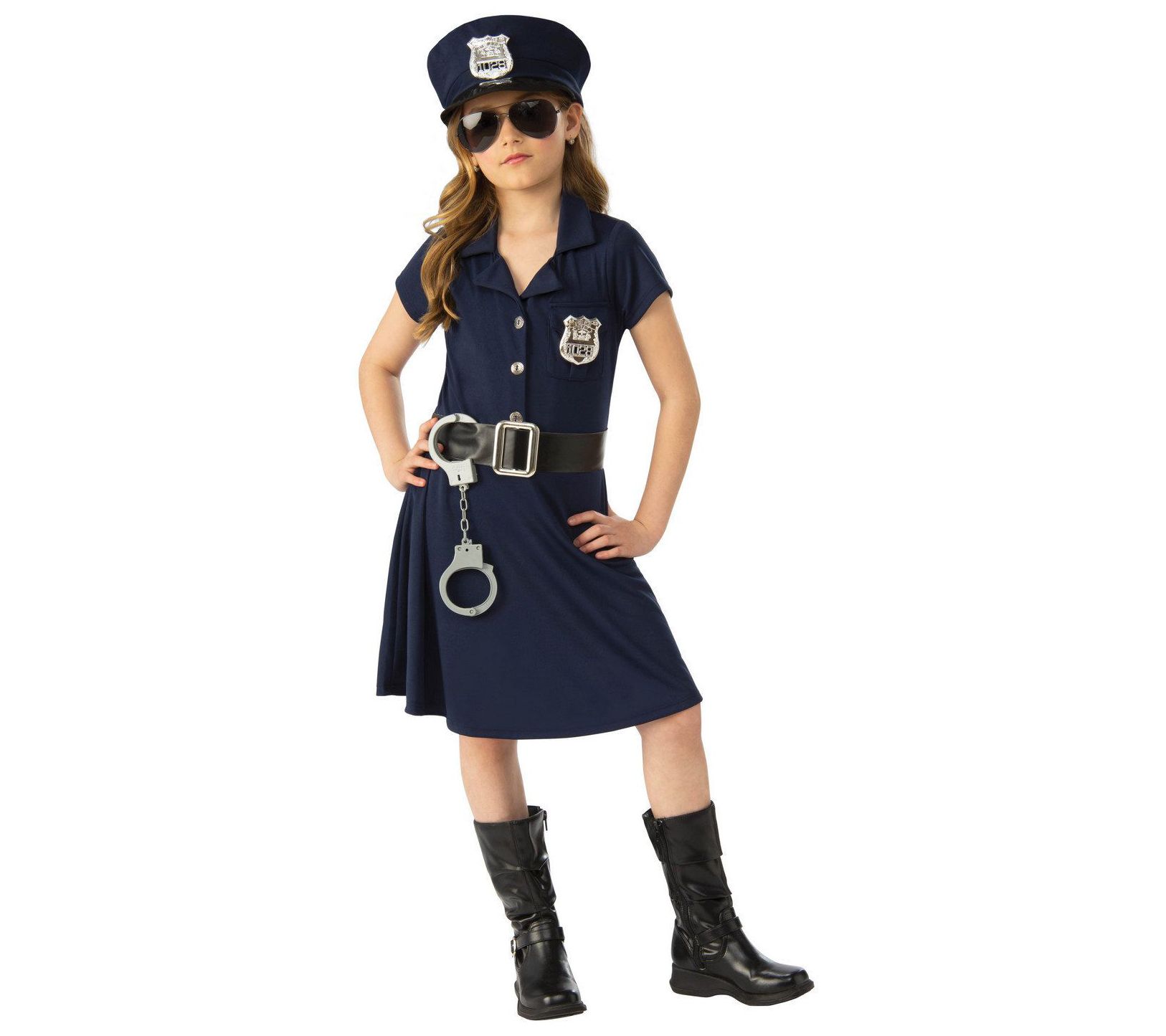 Girl Police Officer Costume - QVC.com