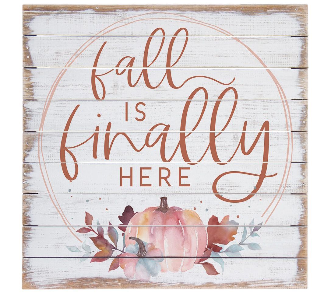 Sincere Surroundings 14" Fall Finally Here Perfect Pallet