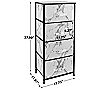 Sorbus Nightstand Chest with 4 Drawers, 4 of 4