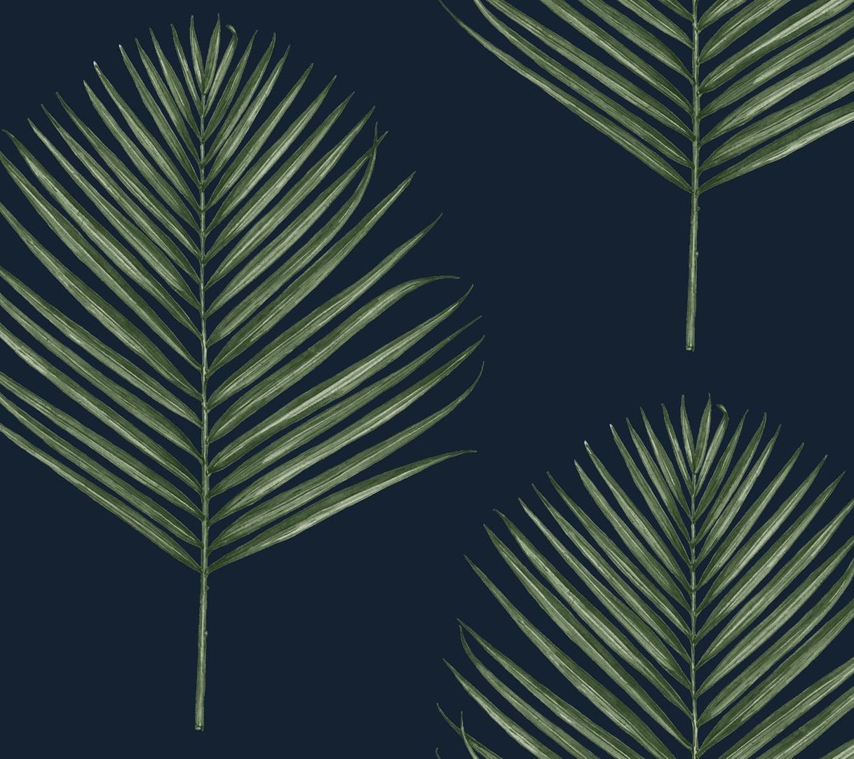 Lillian August Maui Palm Peel and Stick Wallpaper Roll