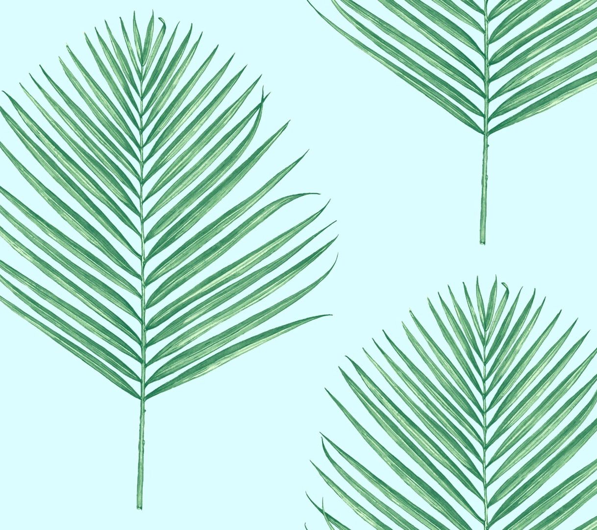 Lillian August Maui Palm Peel and Stick Wallpaper Roll