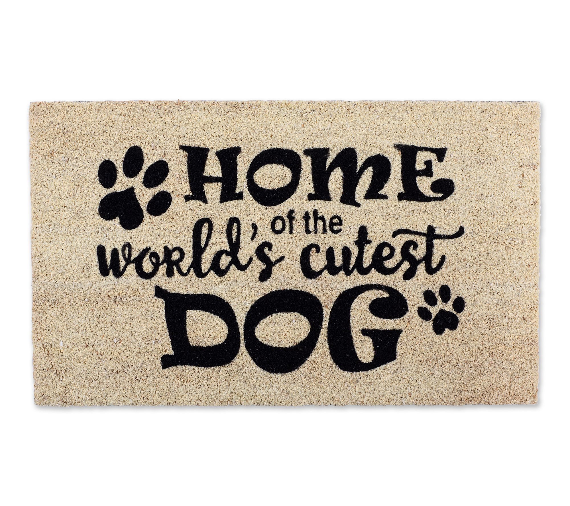 Brown Pawprints Area Rug Pet Themed Floor Mats White and Brown Floor Decor  Adorable Paw Print Throw Rug Living Room Decor for Dog Owners 