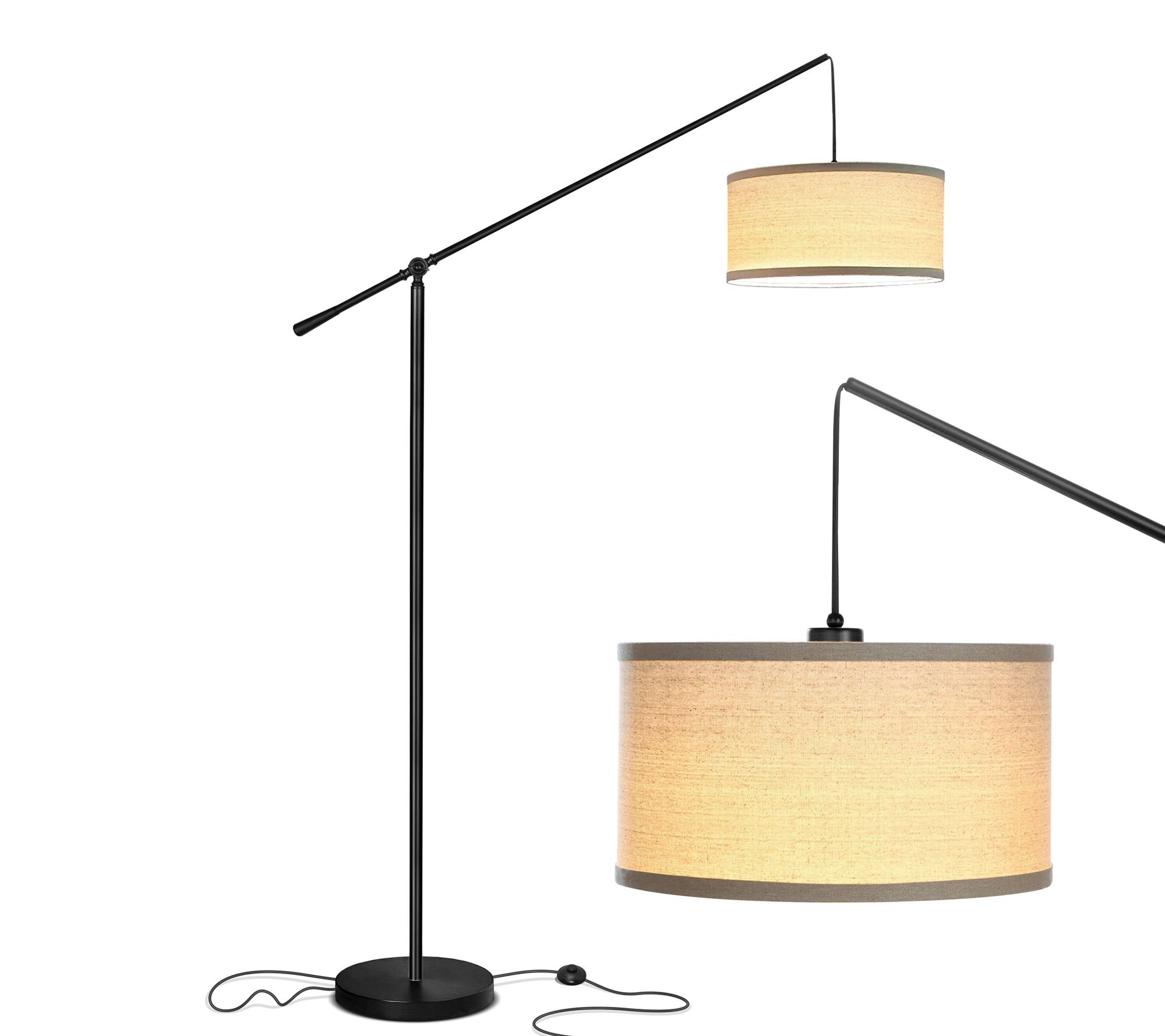 Brightech Hudson 2nd Edition 70" LED Arc Flooramp