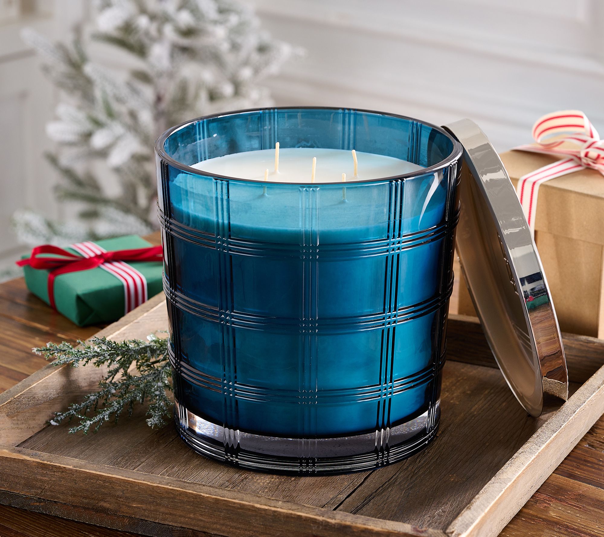 "As Is" HomeWorx by Slatkin & Co. 80oz Winter Fireside Candle