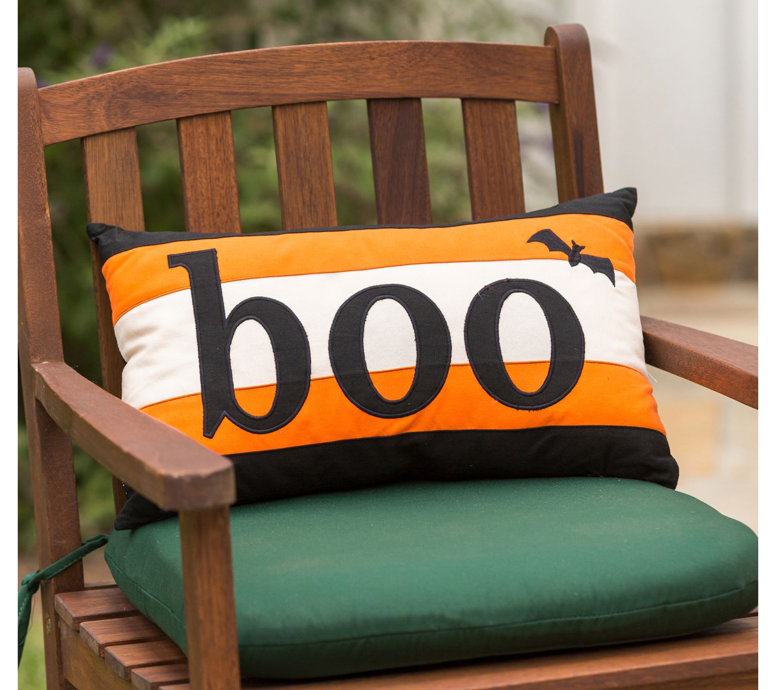 Hey Boo Lumbar Halloween Pillow