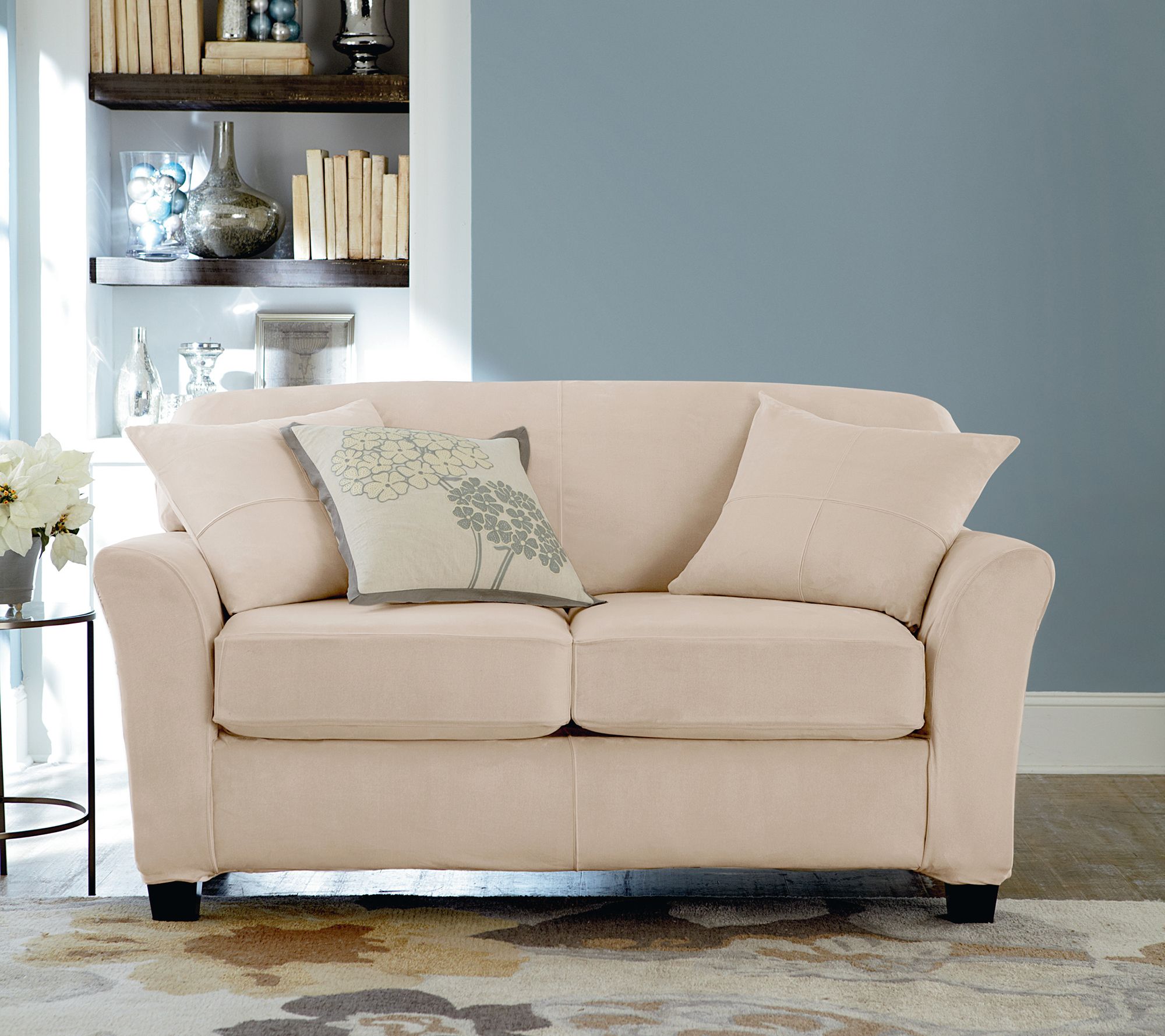 SureFit Ultimate Stretch Suede 3Piece Loveseat Slipcover