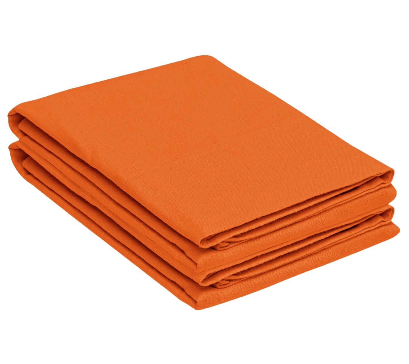 Superior Modern Solid Flannel Cotton 2 Piece Pillowcases, King