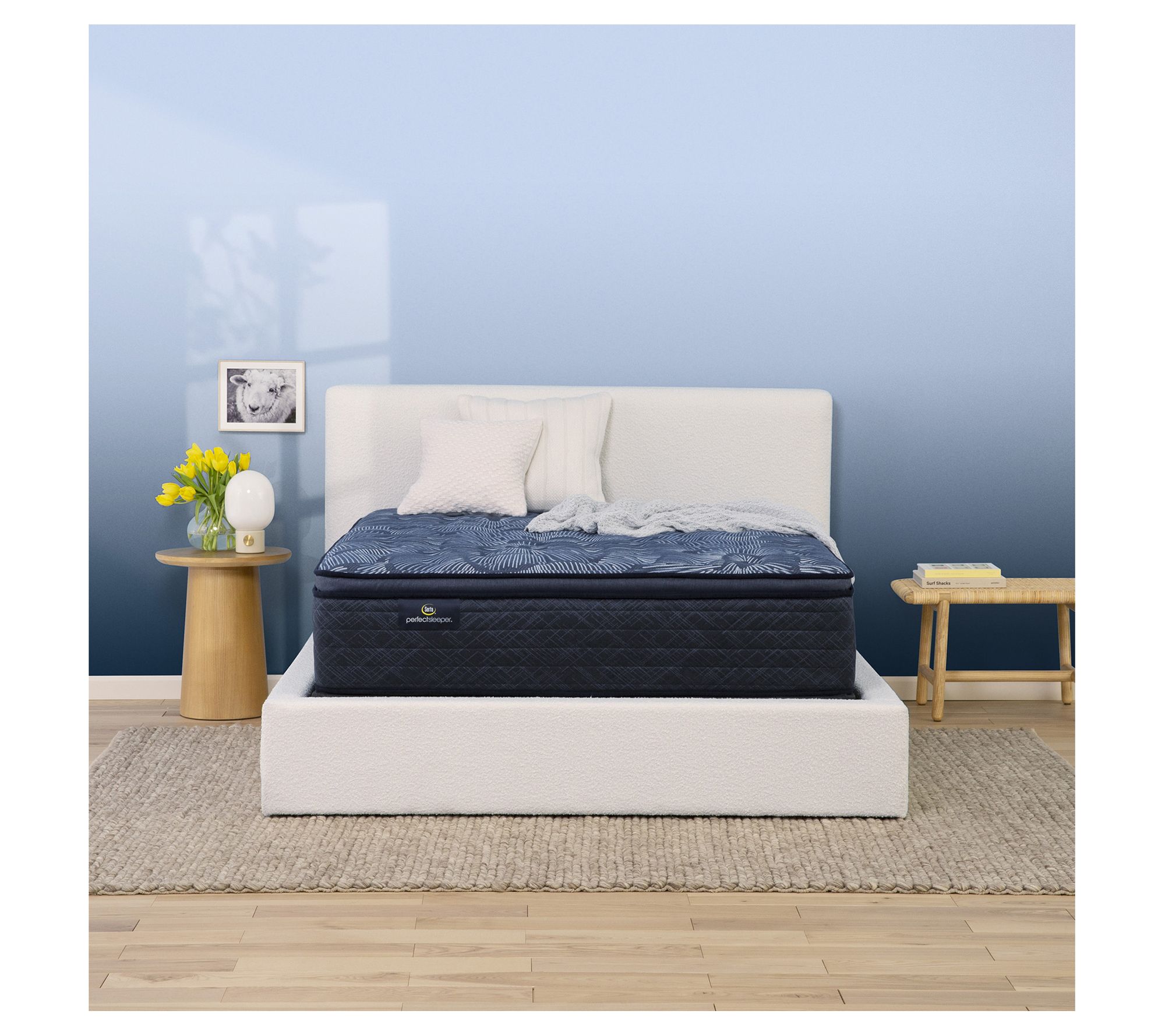 Serta Perfect Sleeper Cobalt Calm 14.5" Medium PT King