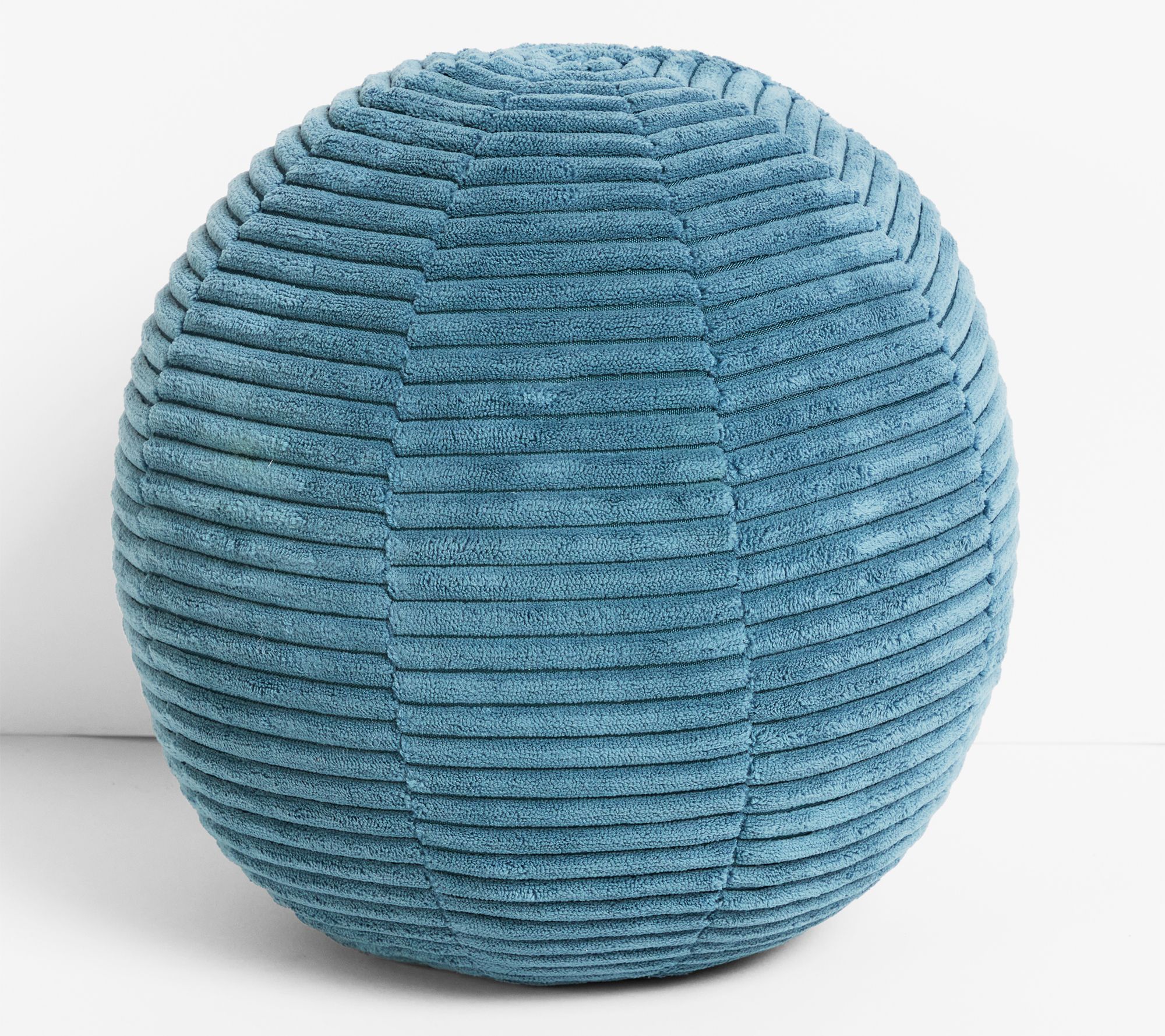 Sorra Home Indoor Corduroy Knife Edge Ball Pillow Single