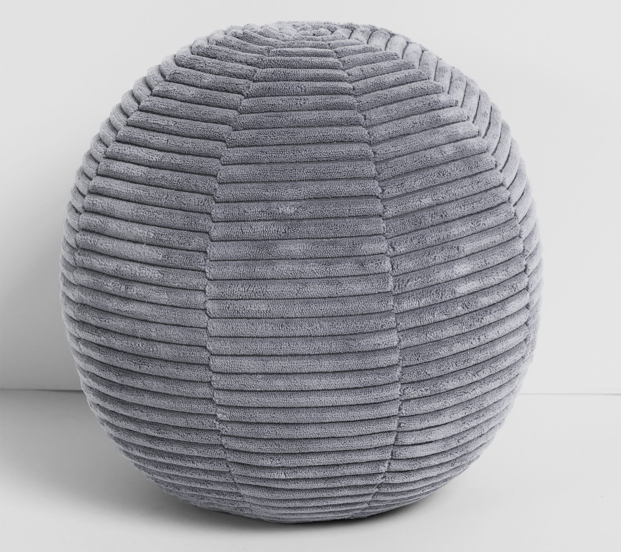 Sorra Home Indoor Corduroy Knife Edge Ball Pillow Single