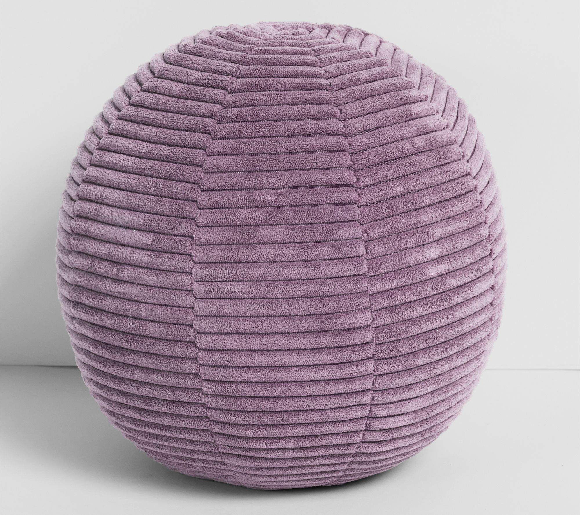 Sorra Home Indoor Corduroy Knife Edge Ball Pillow Single