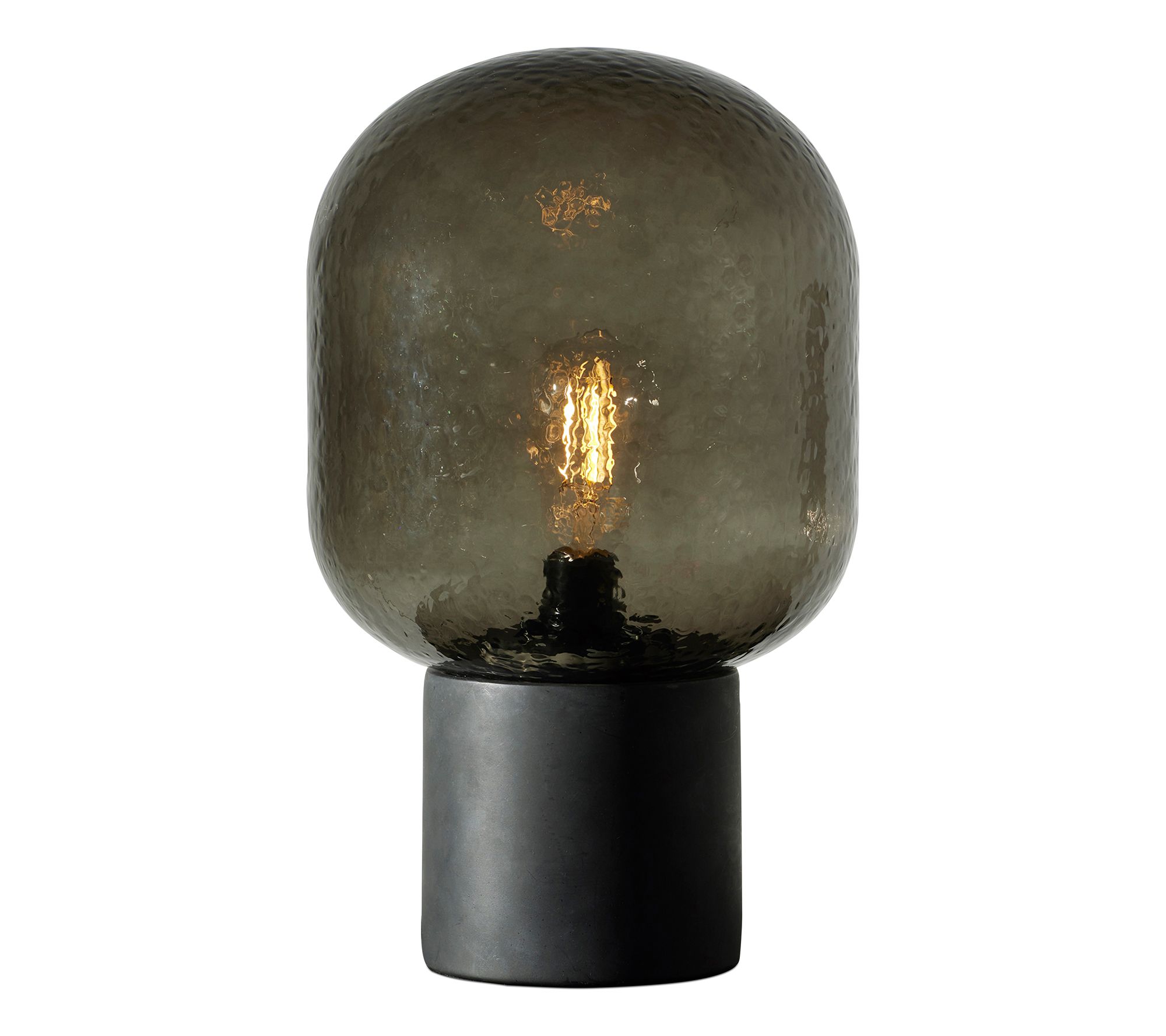 Brightech Bruce 10.7" Black Modern LED BedsideDesk Table Lamp