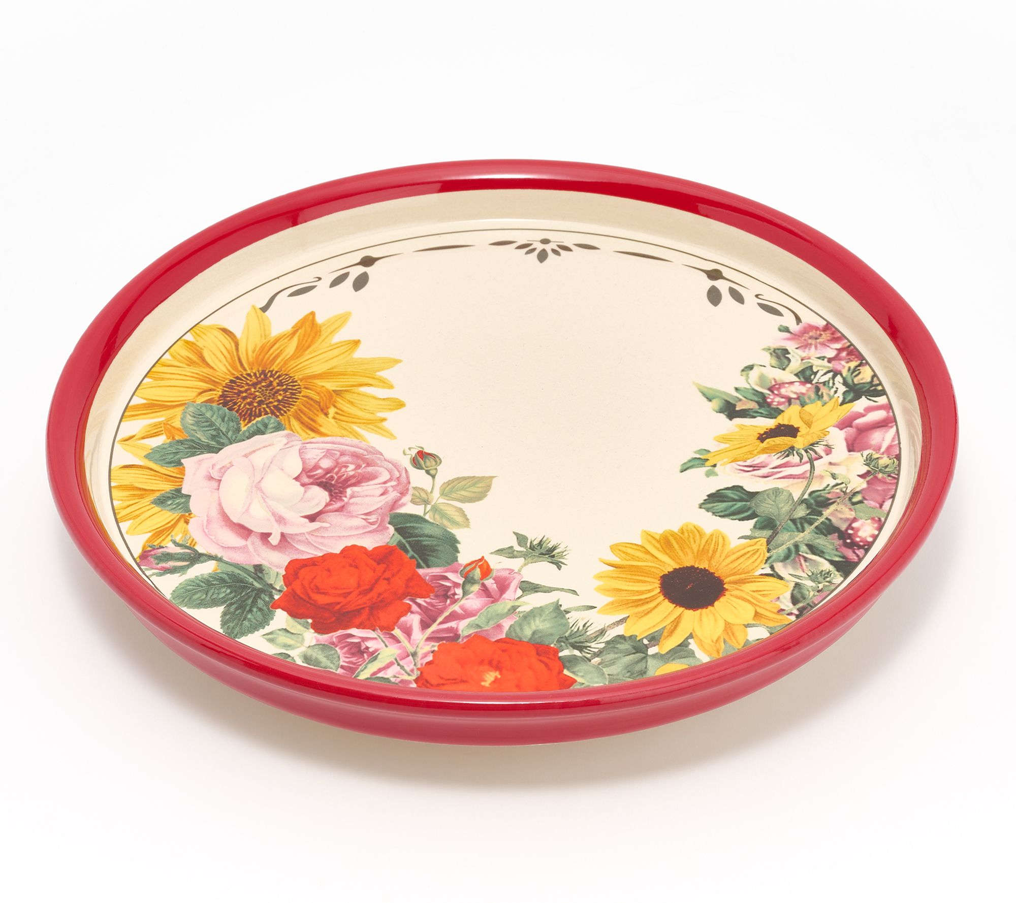 "As Is" Sister Road by JG 12" Ceramic Lazy Susan