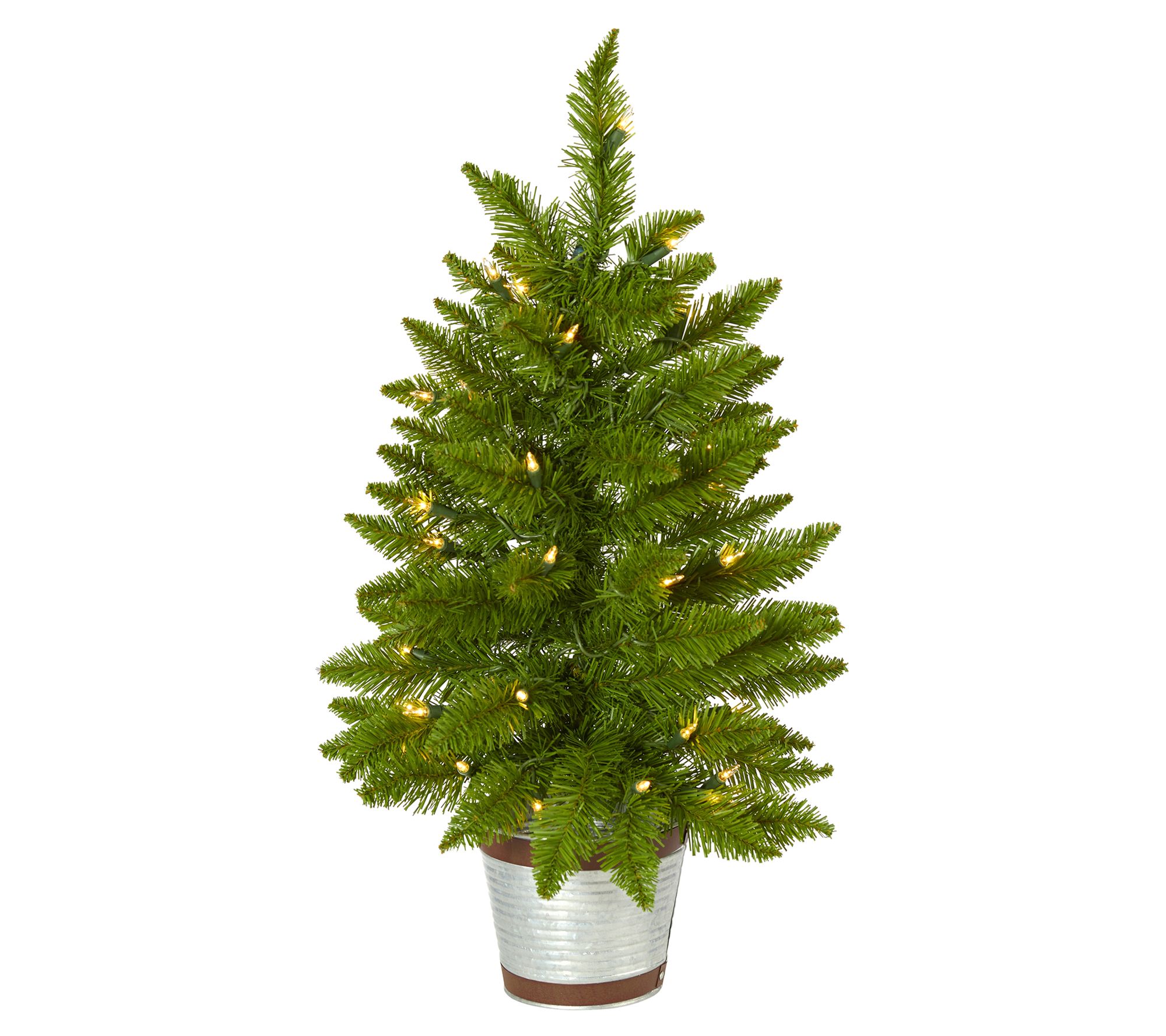 2' Artificial Christmas Tree with 35 Lights byNearly Natural