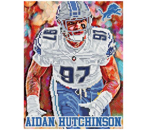 SPORTICULTURE Detroit Lions Aidan Hutchinson Painting Kit