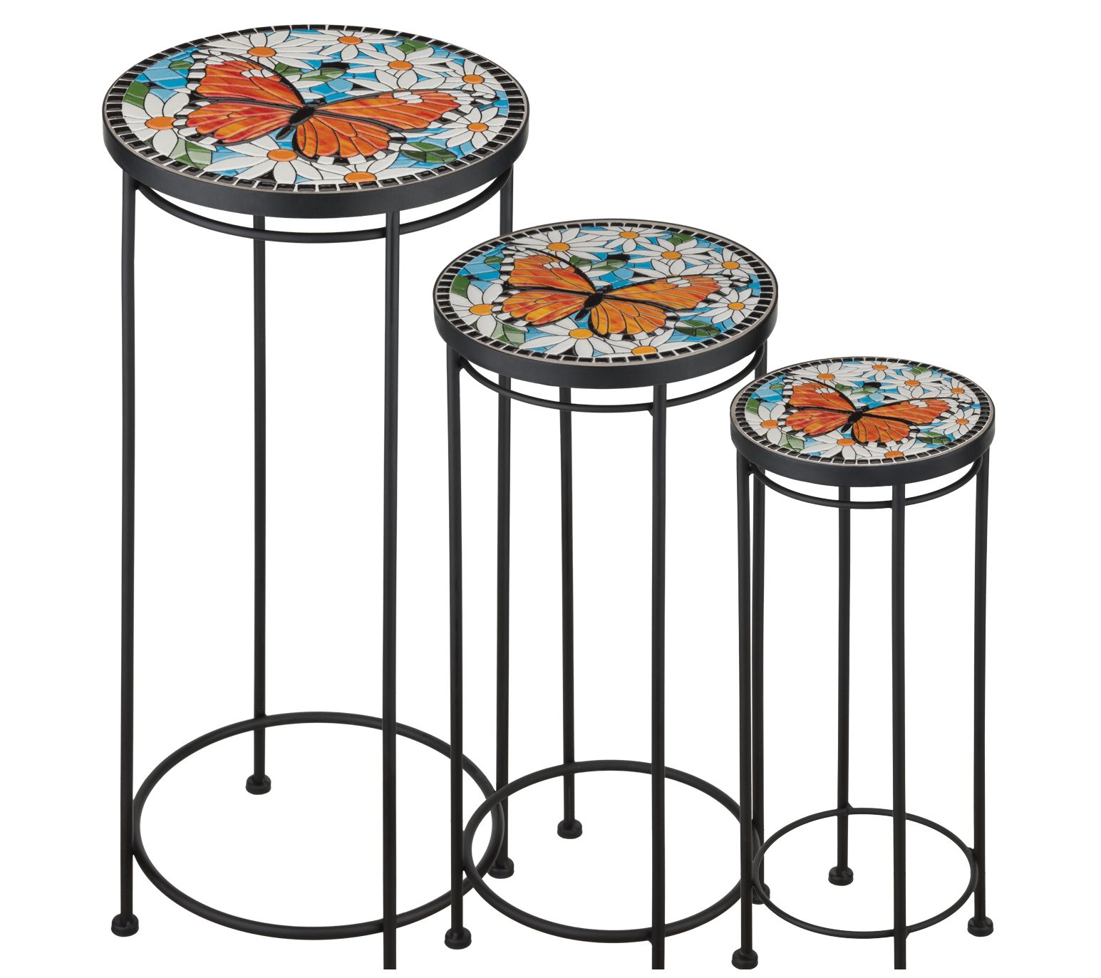 Regal Art & Gift Plant Stand Tall Set/3 - Butterfly