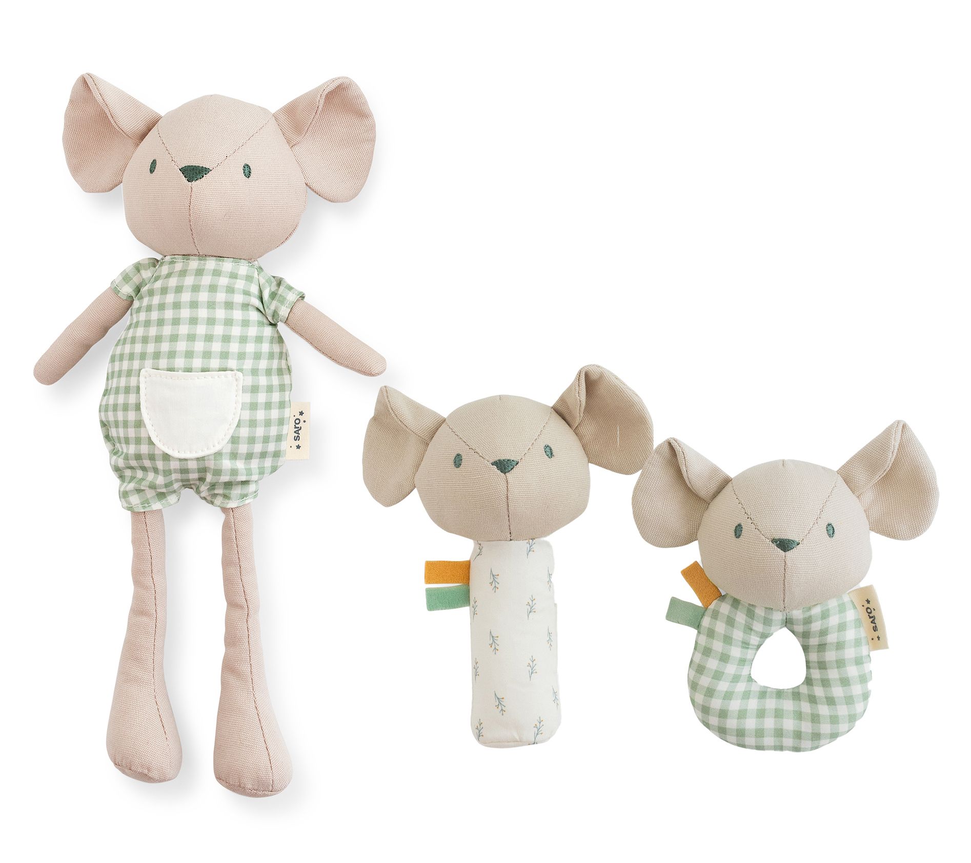 Saro Spring Cottage Ragdoll & Rattles