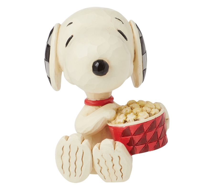 Peanuts by Jim Shore Snoopy Popcorn Mini Figurine 3"H