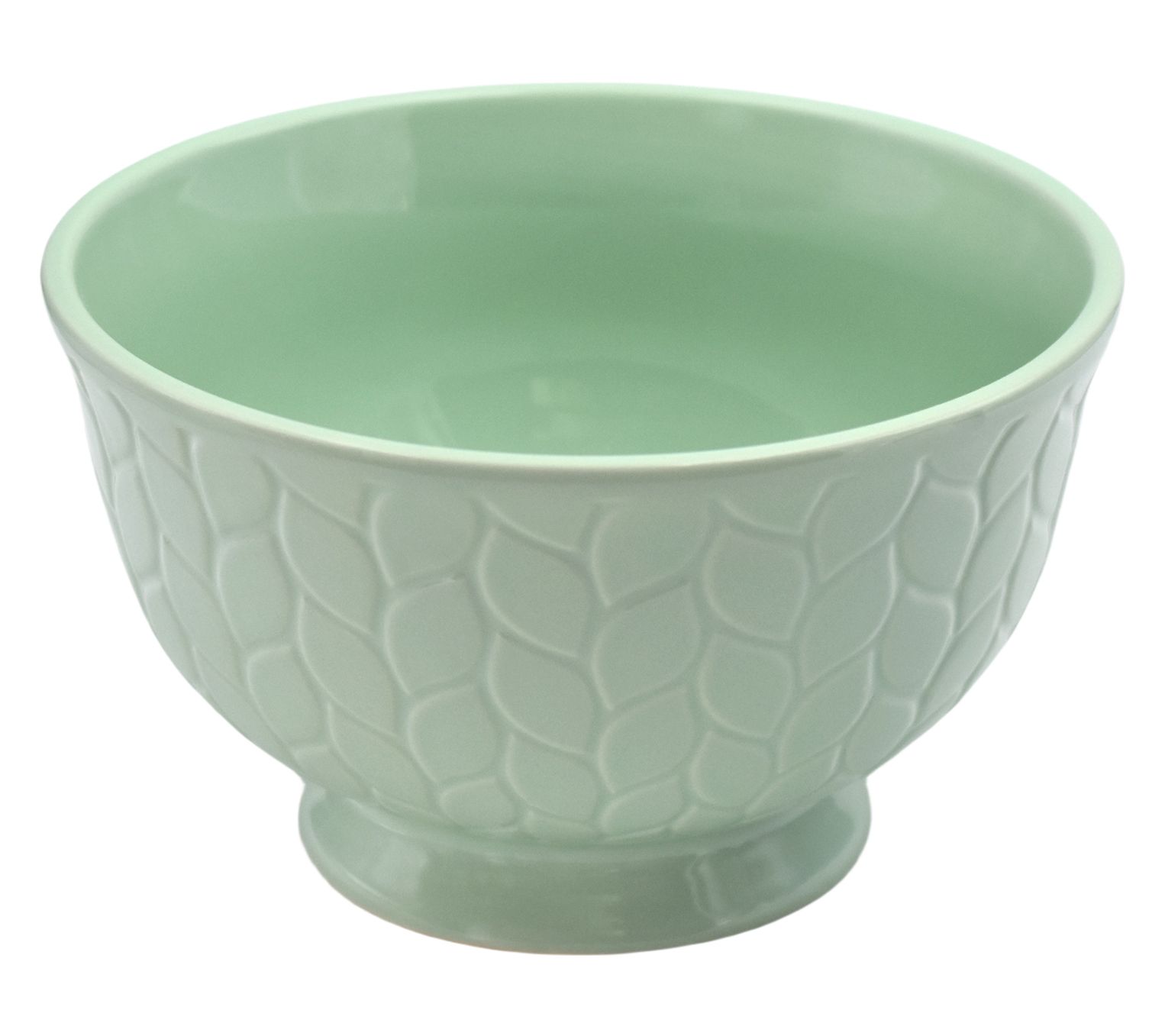 "As Is" Temp-tations Carved Willow 2-Quart Pedestal Bowl