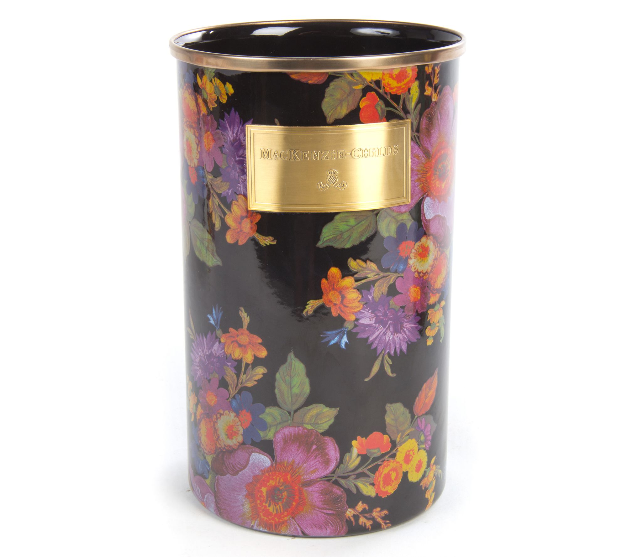 "As Is" MacKenzie- Childs Enamel Flower Market Utensil Holder