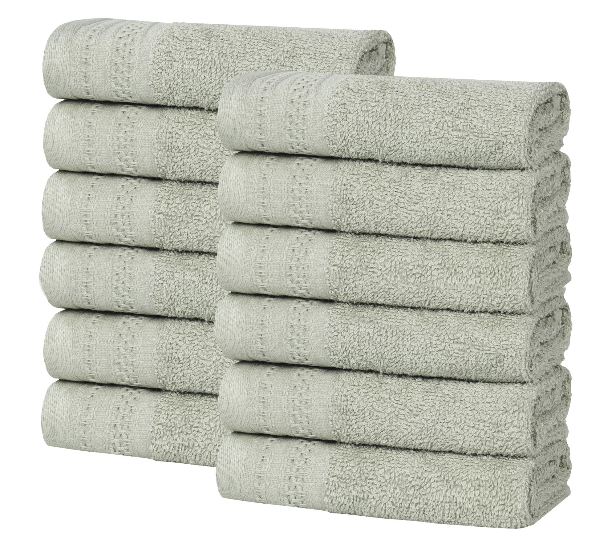 Superior Honeycomb Waffle Border Cotton Face Towel Set