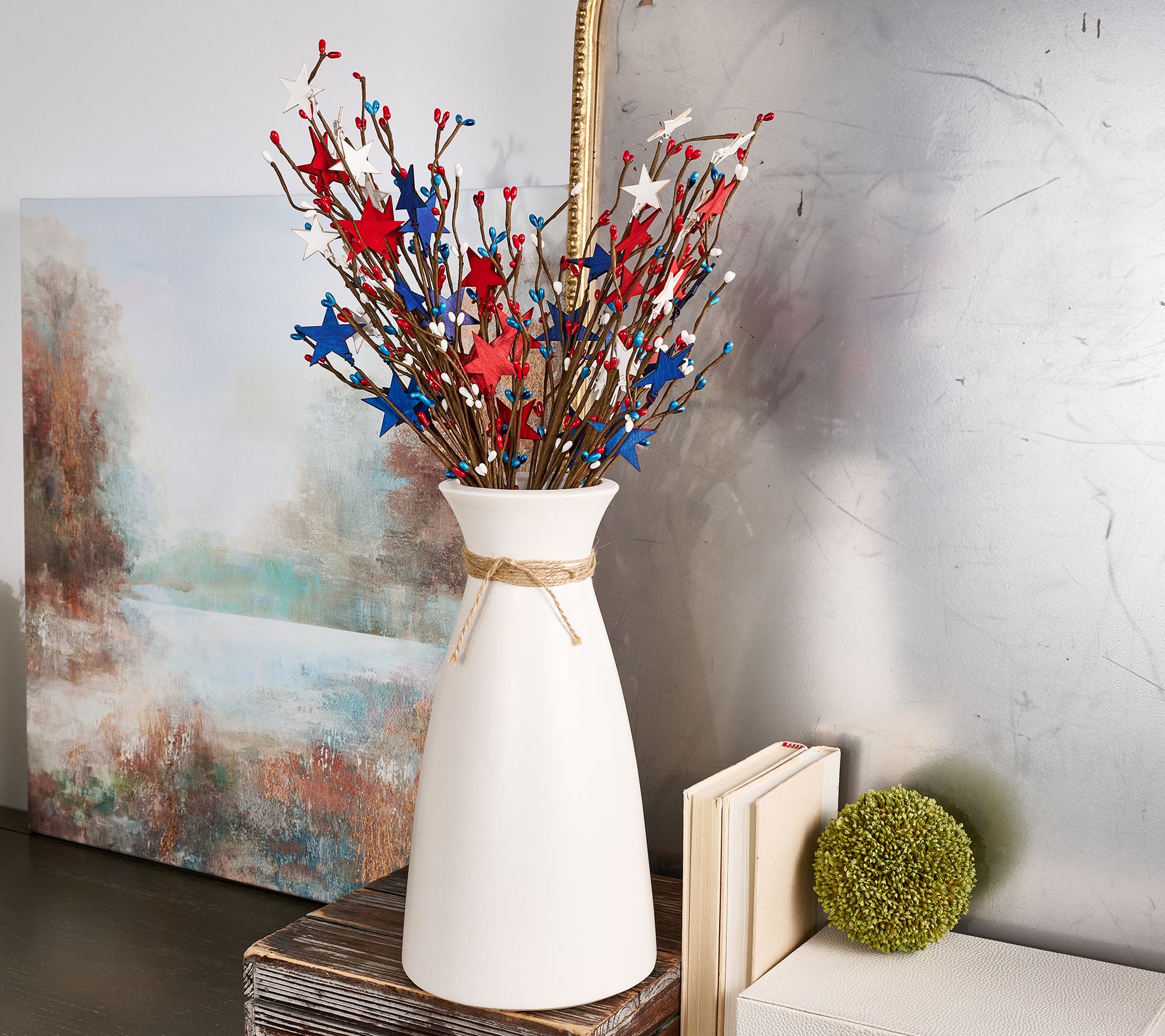 Set of 4 Patriotic Star Picks by Valerie