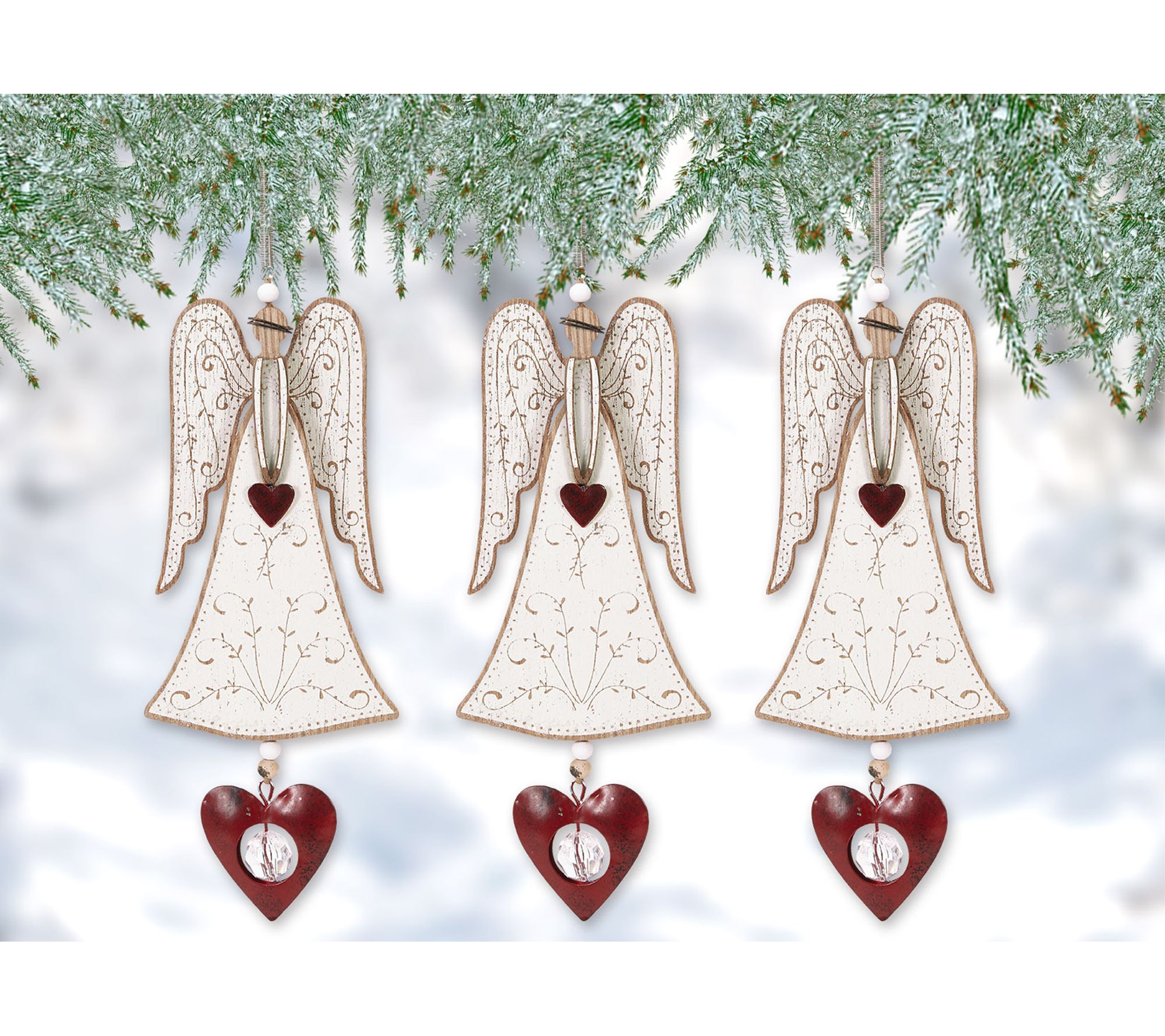 Sunset Vista Designs Angel Bouncy Set of 3