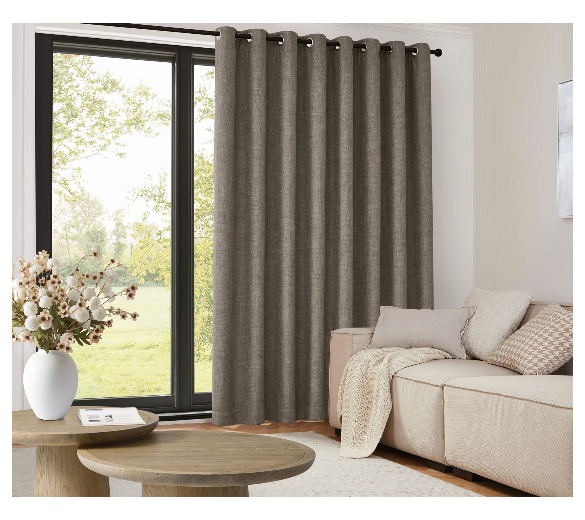 Thermal Barrier Snap In Liner 100x95 Grommet Patio Door Panel