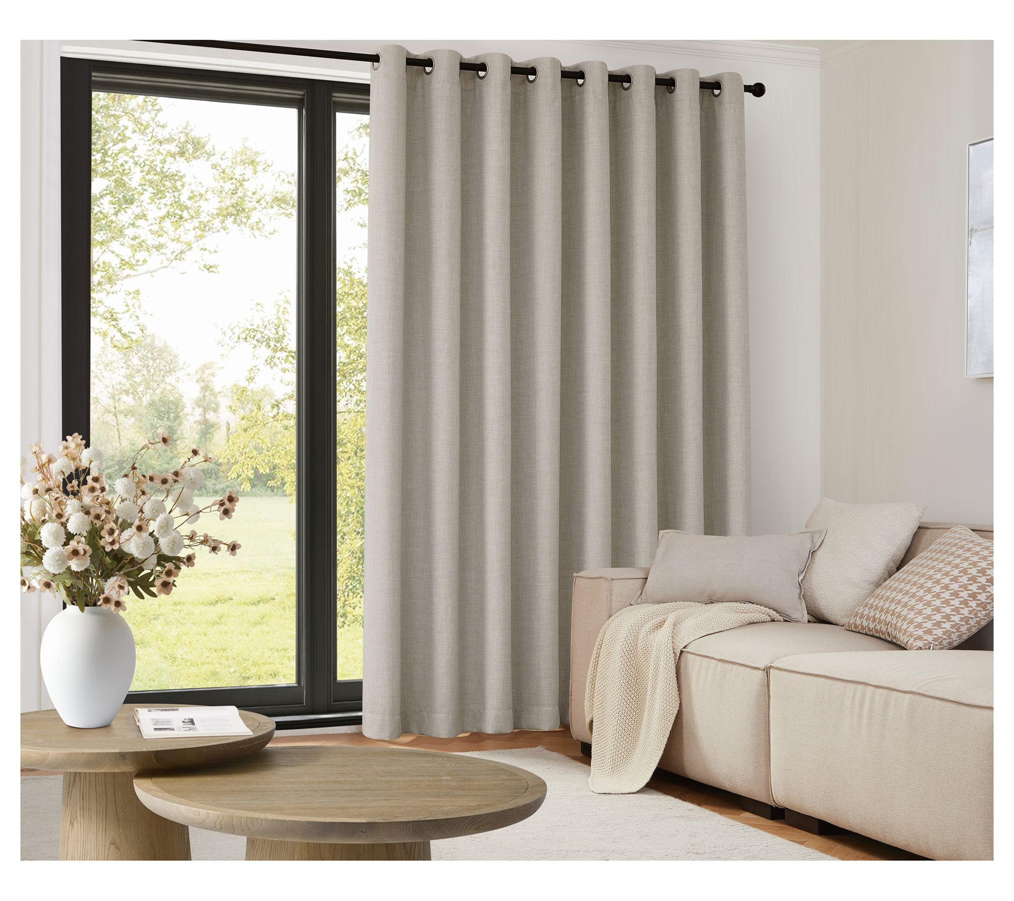 Thermal Barrier Snap In Liner 100x95 Grommet Patio Door Panel