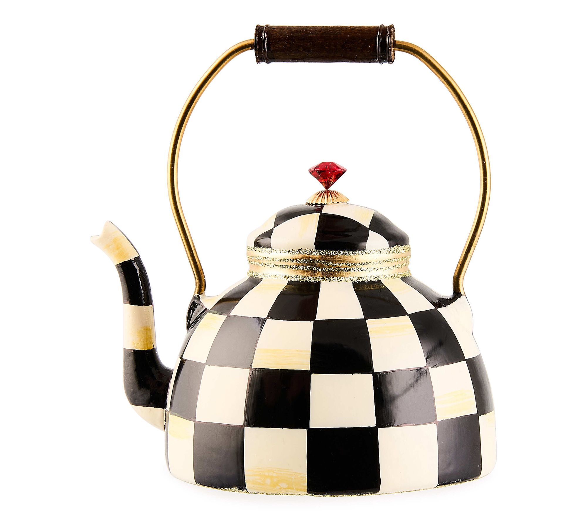 "As Is" MacKenzie- Childs Tea Kettle Ornament