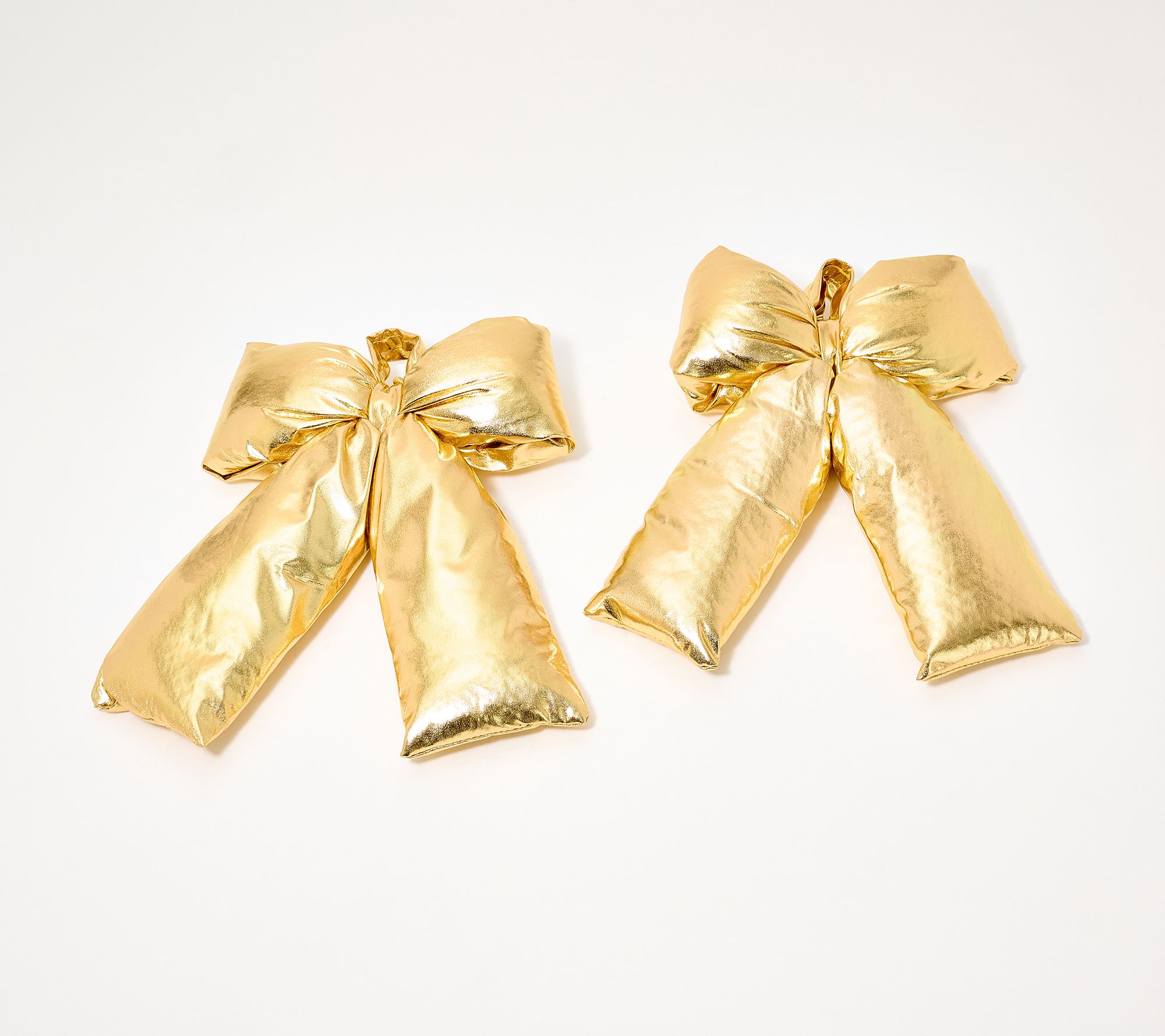 Primrose Hill Set of 2 Outdoor Safe Clip-On Holiday Bows