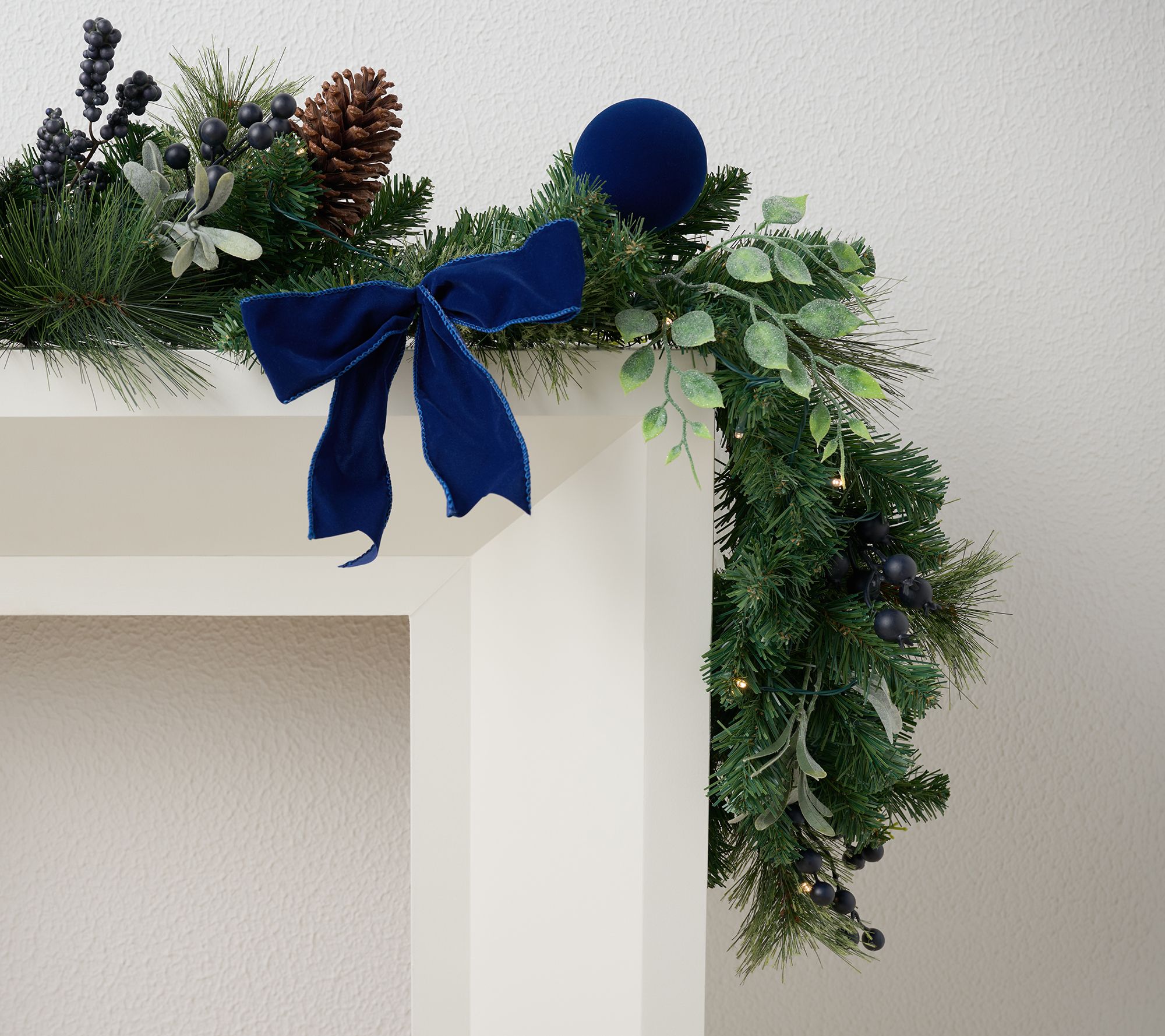 Home Reflections 72" Berry Garland
