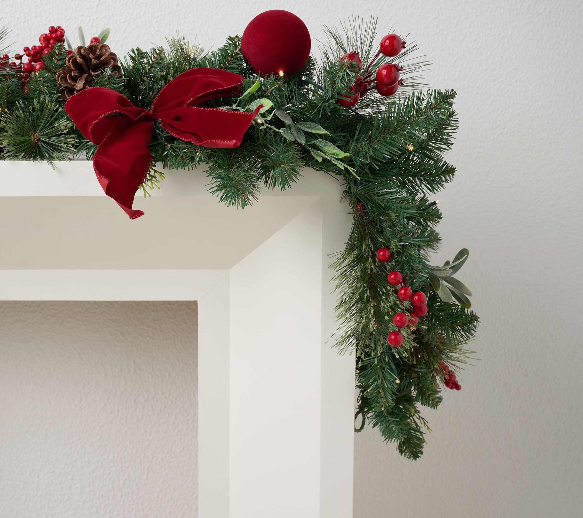 Home Reflections 72" Berry Garland