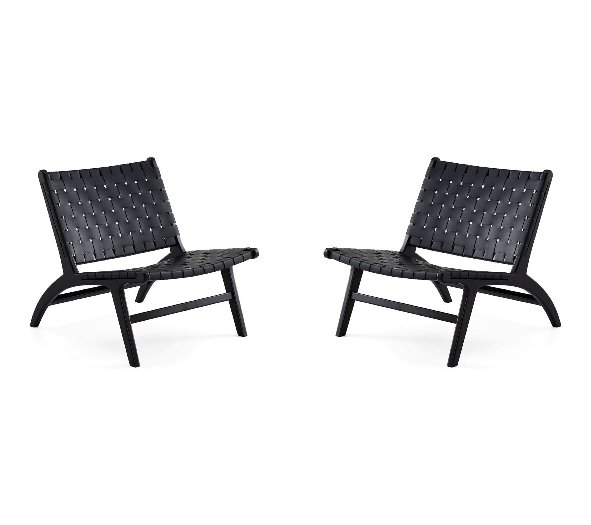 Manhattan Comfort Maintenon Wood Accent Chair -Set of 2