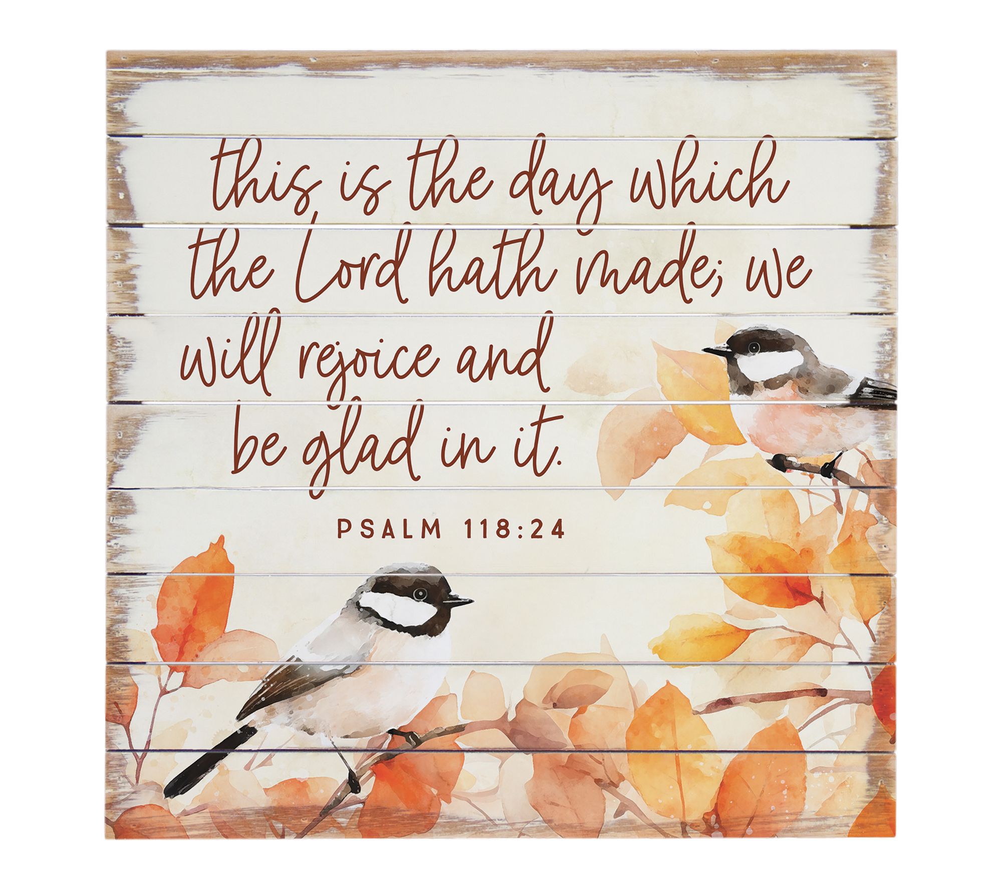 Sincere Surroundings 14â   Psalm 118:24 Fall Birds Perfect