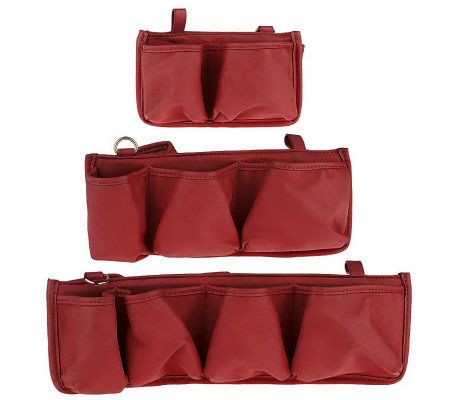 Set of 3 On the Go Bag Organizers by Lori Greiner - QVC.com