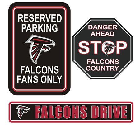 Atlanta Falcons Parking Only Sign, Atlanta Falcons