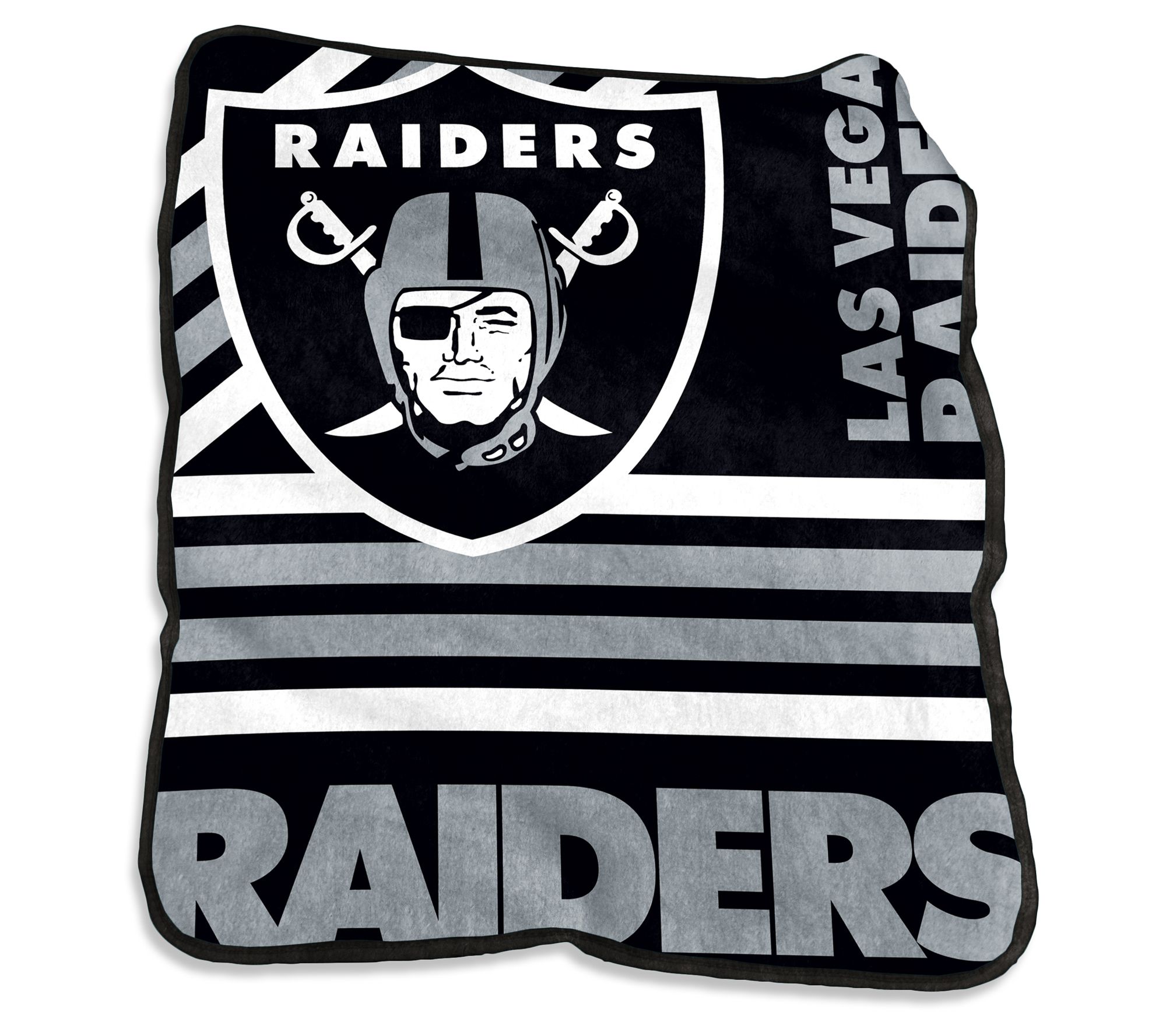 Logo Brands Raschel Throw Blanket