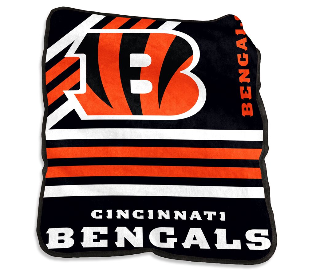 Logo Brands Raschel Throw Blanket