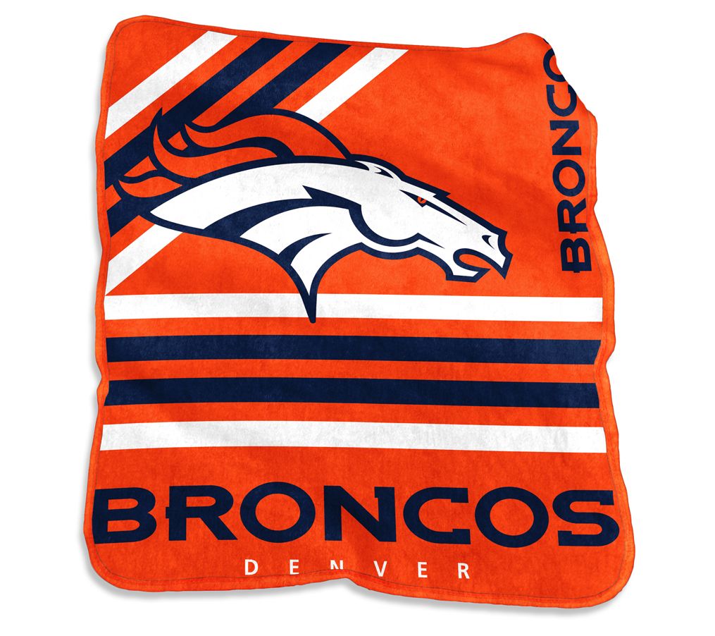 Logo Brands Raschel Throw Blanket