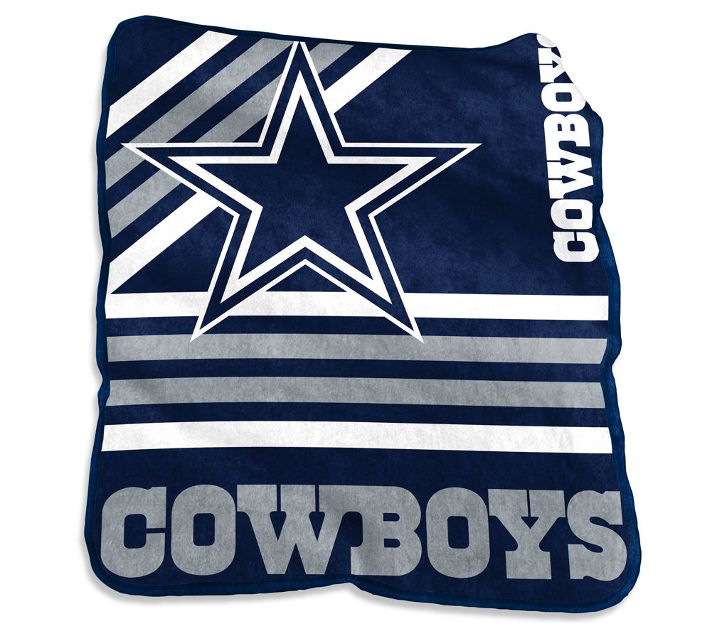 Logo Brands Raschel Throw Blanket